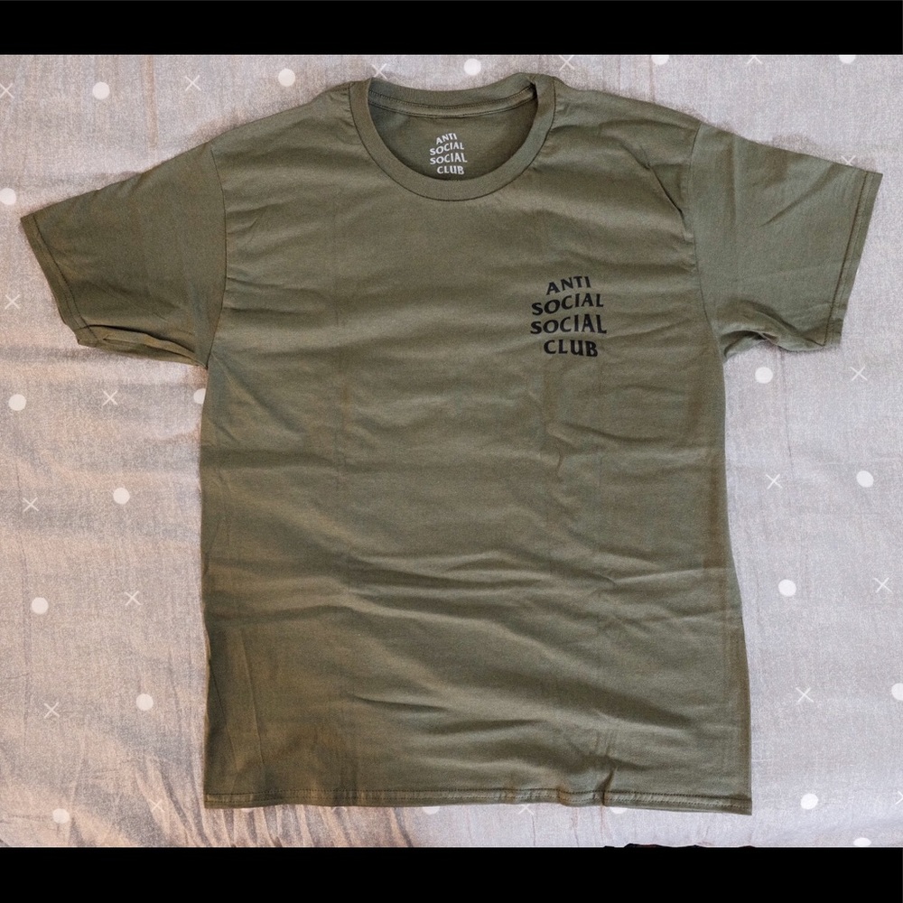 Anti Social Social Club Logo T-Shirt (Olive) ASSC